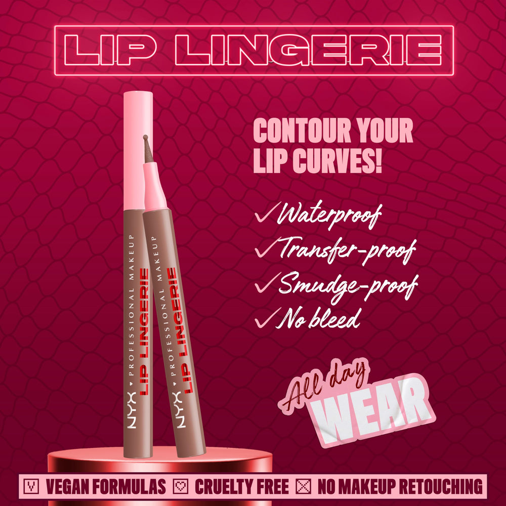 Aplicador flexible de Lip Lingerie Liner Stain para contornear labios