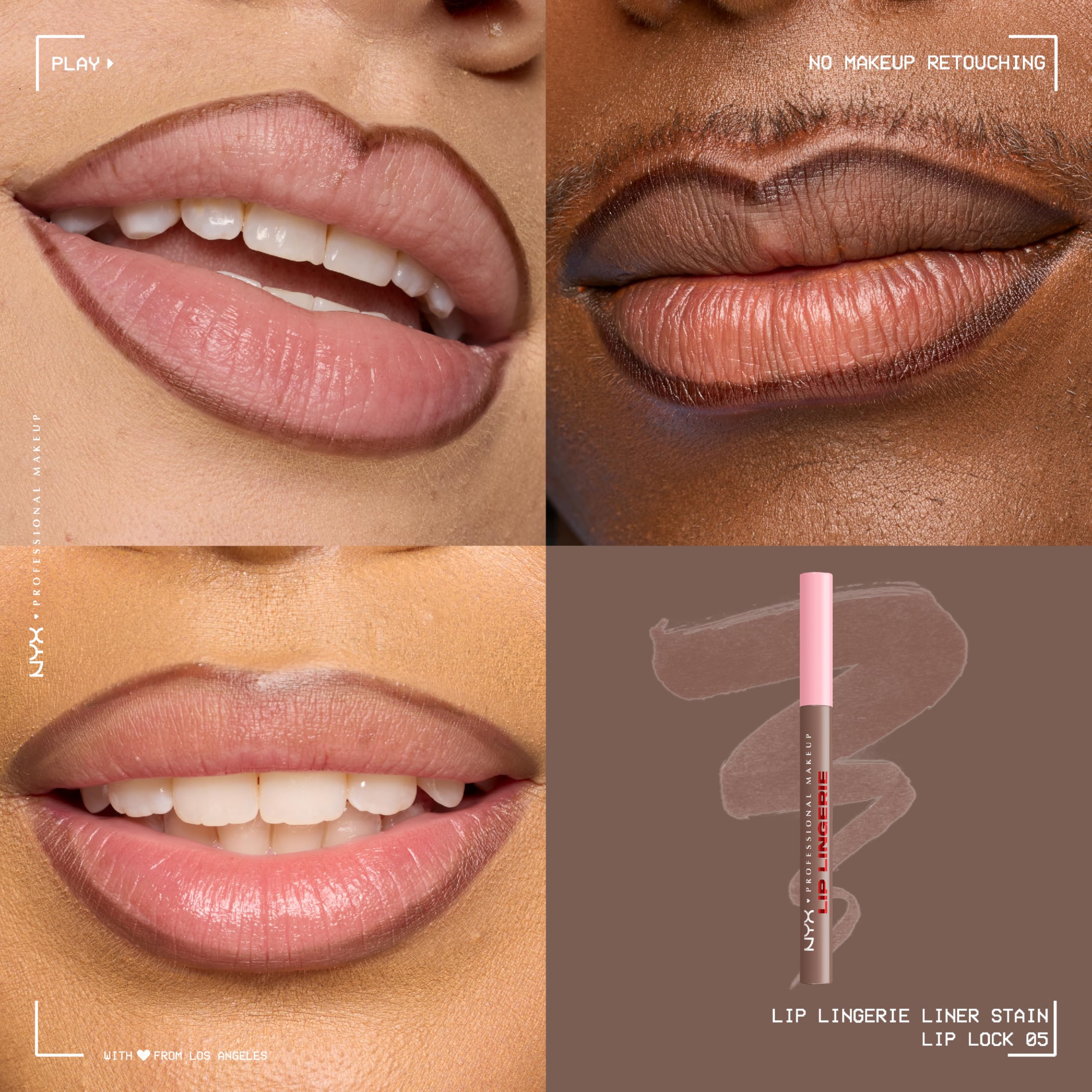 Relleno y contorno con Lip Lingerie Liner Stain