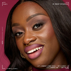 Relleno suave de labios con Lip Lingerie Stain.
