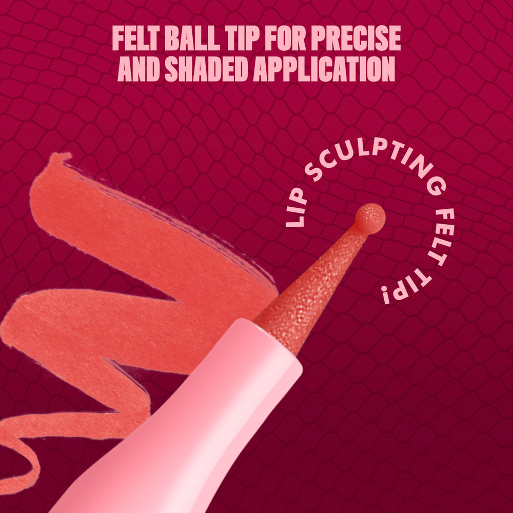 NYX Lip Lingerie Sculpting Lip Liner Stain tono Rosewood para labios sofisticados.