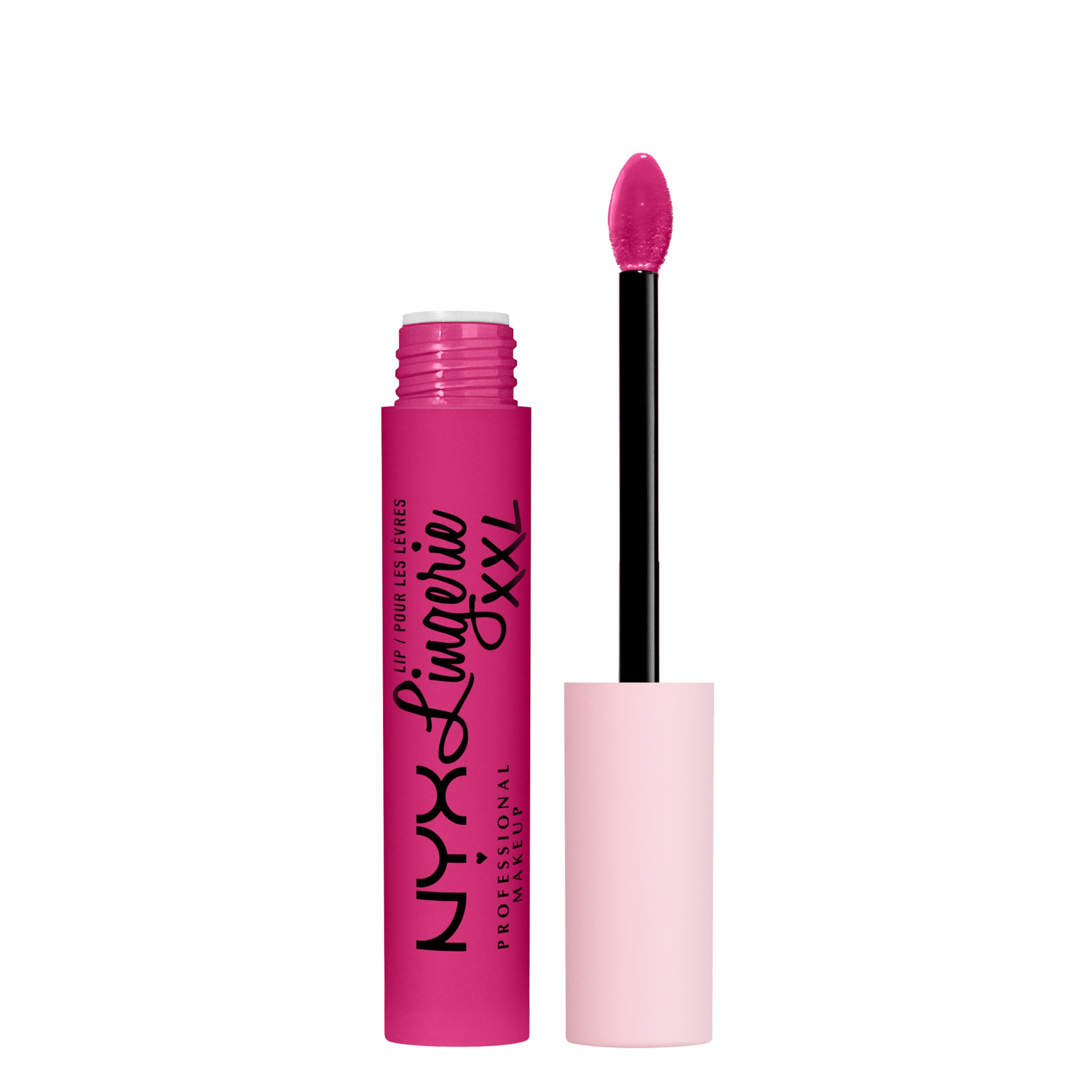 NYX Lip Lingerie XXL, acabado mate duradero para labios Pink Hit