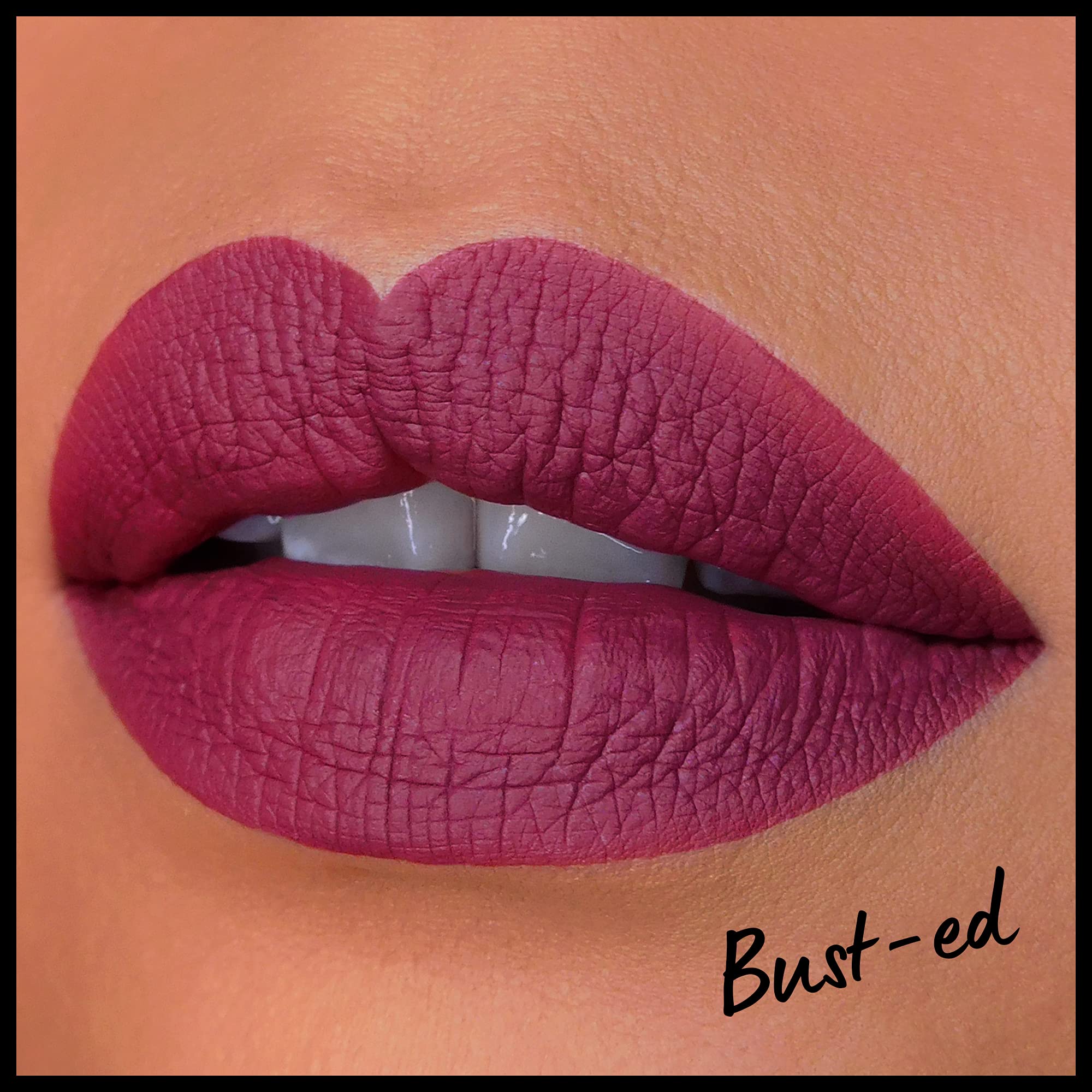 NYX Lip Lingerie XXL Bust-Ed matte finish showcases transfer-free color that lasts.