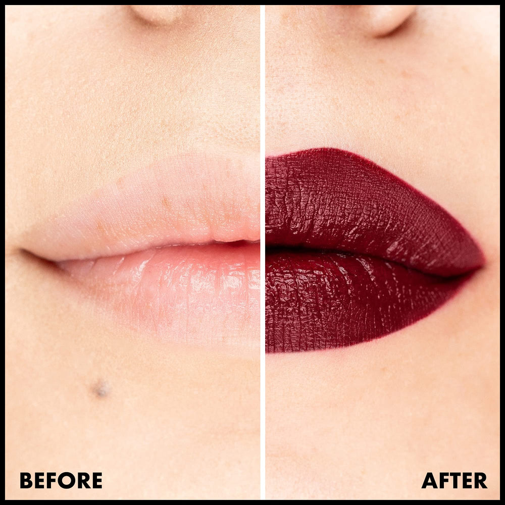 Acabado mate resistente hasta 16 horas con Lip Lingerie XXL