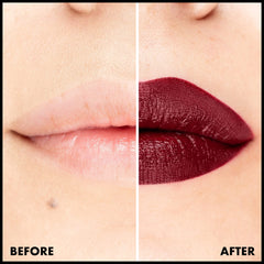 Acabado mate resistente hasta 16 horas con Lip Lingerie XXL
