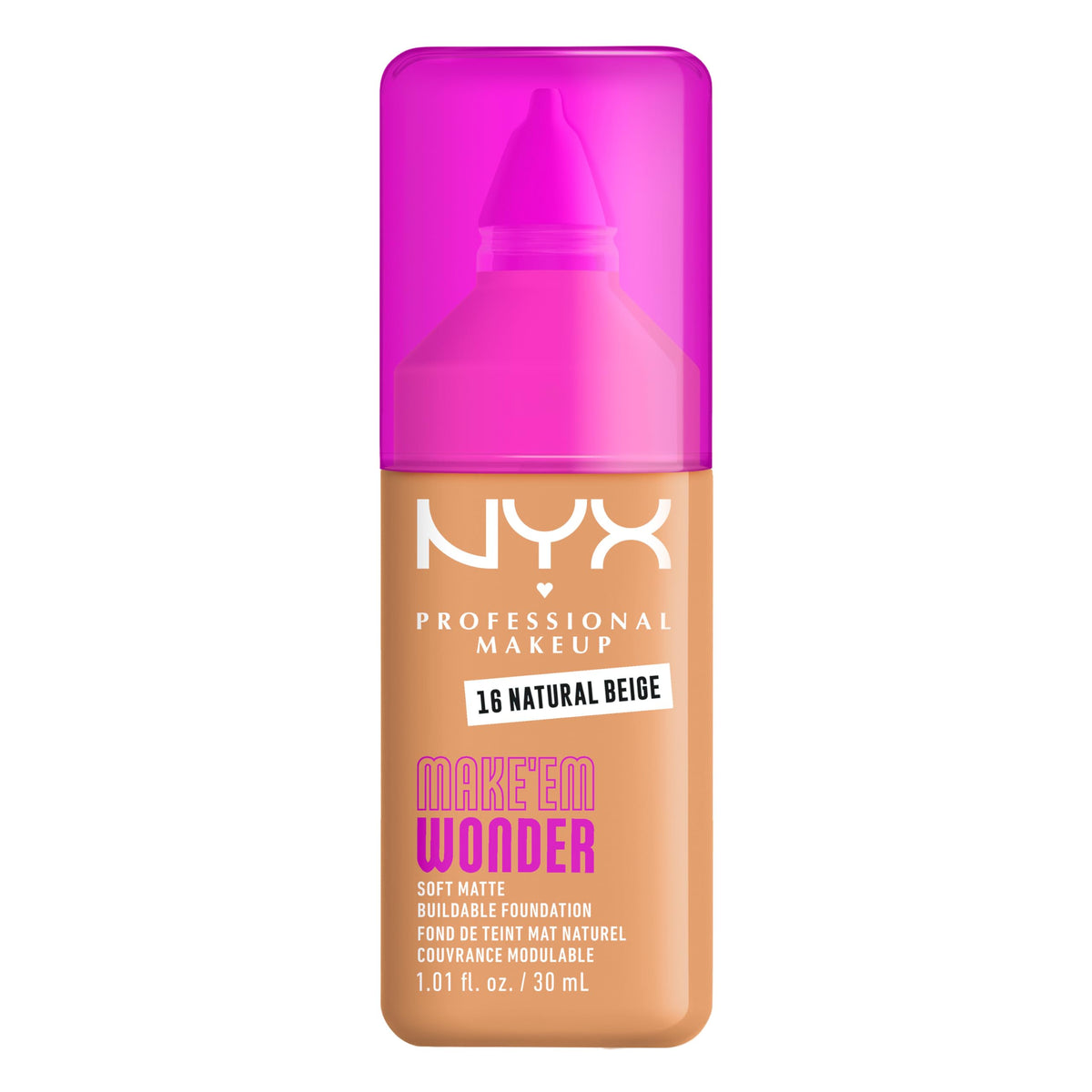 NYX Make 'Em Wonder: acabado mate suave para uso diario