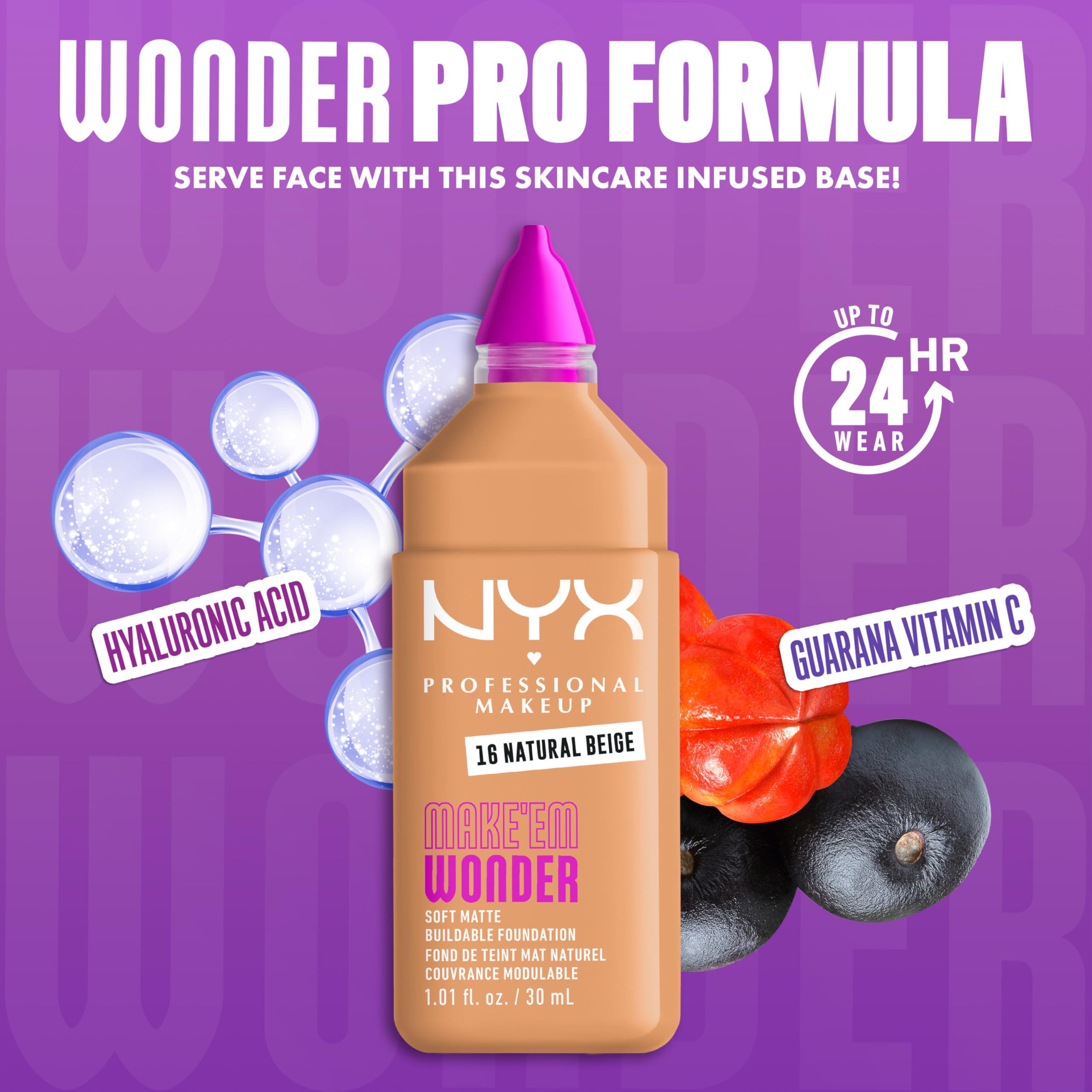 NYX Make 'Em Wonder: resistencia al sudor y transferencia todo el día