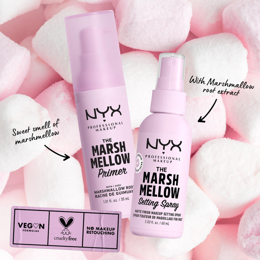 NYX Marshmellow Primer ayuda a que la base dure más durante el día.