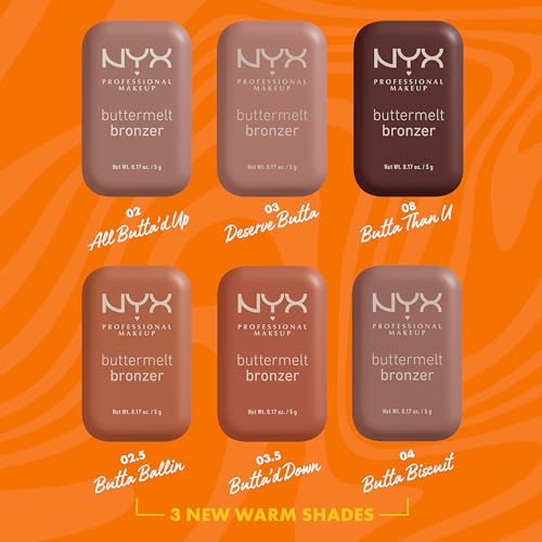 NYX Matte Buttermelt Bronzer creamy glide enables effortless, long-lasting color