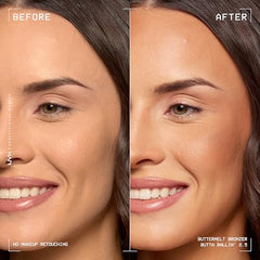 NYX Matte Buttermelt Bronzer creates a sun-kissed look for year-round warmth