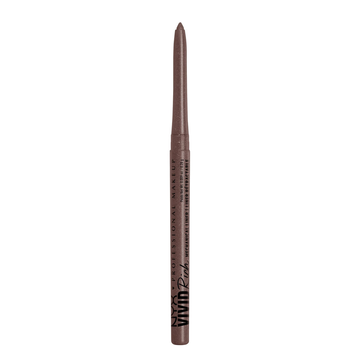 NYX Mechanical Eye Pencil Under the Moonstone slate grey swatch for precise upper lash line