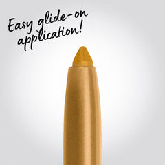 Close-up of NYX mechanical eyeliner applying smoothly with long-lasting pigment.