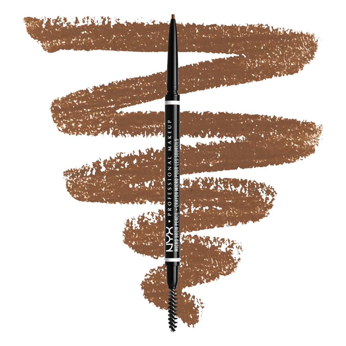 Lápiz NYX para aplicación precisa y definida de cejas.