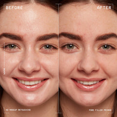 Close-up of NYX Pore Filler Stick delivering soft-focus blur on pores