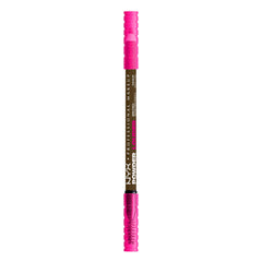NYX Powder Louder Brow Pencil application strokes for natural, fuller brows.