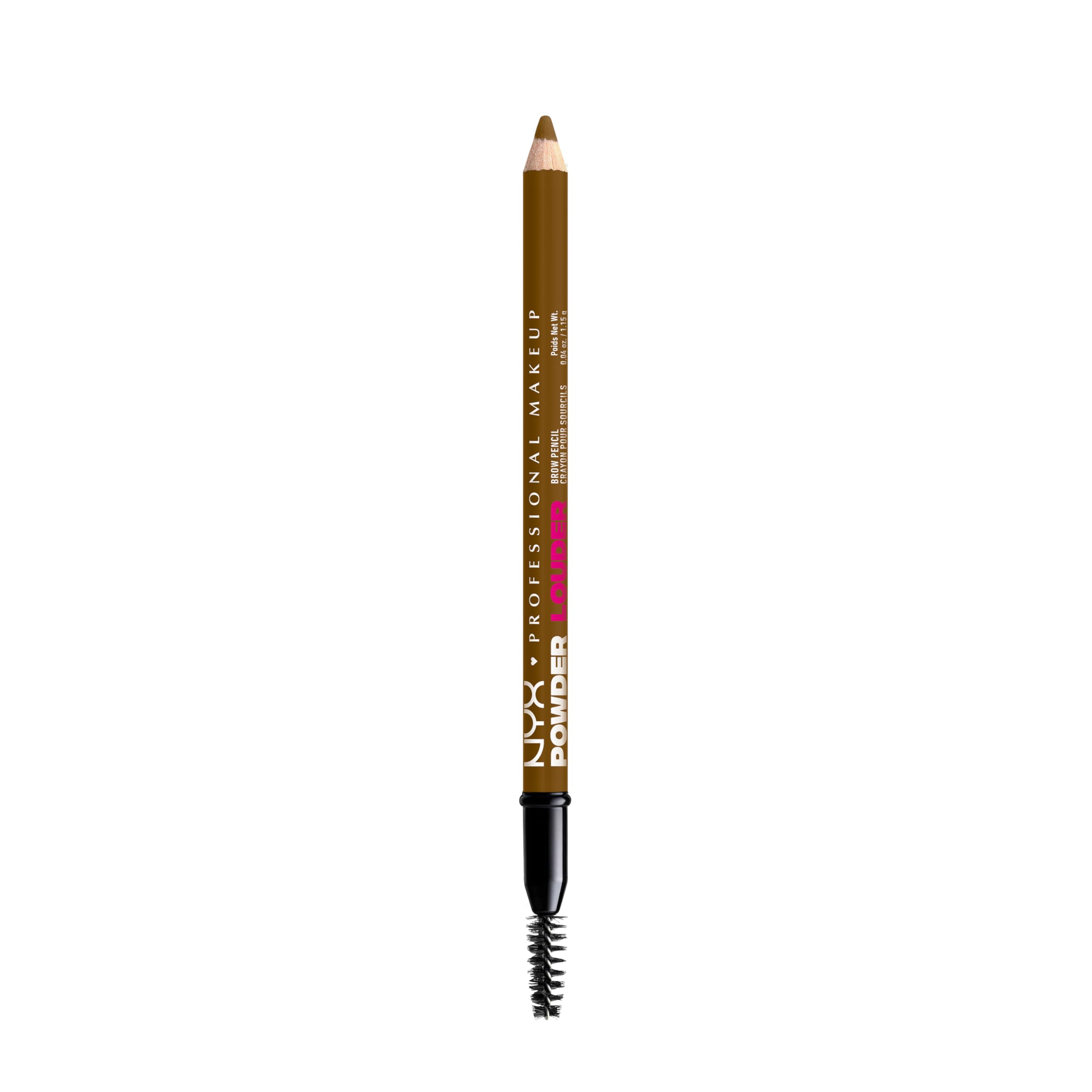 NYX Powder Louder Brow Pencil blonde application for precise brow shaping