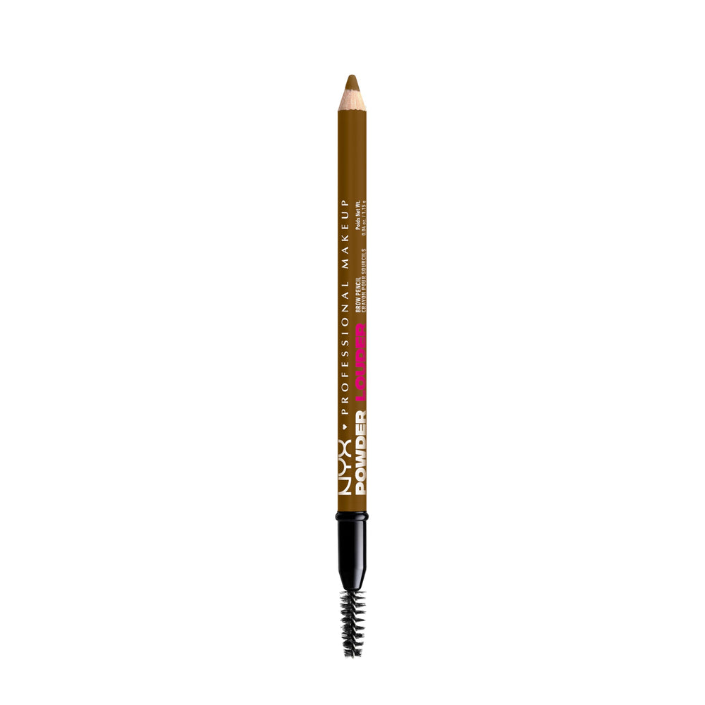 NYX Powder Louder Brow Pencil blonde application for precise brow shaping