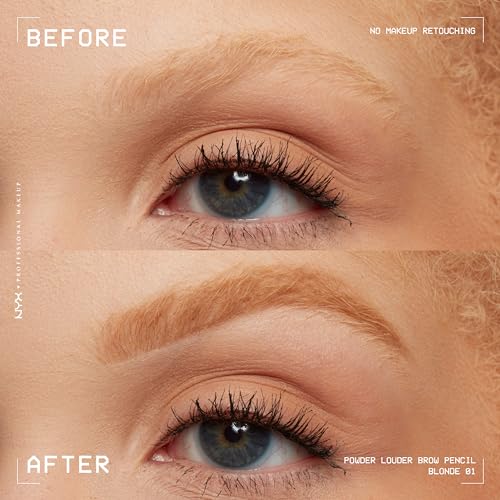 Vegan, cruelty-free NYX Powder Louder Brow Pencil formula