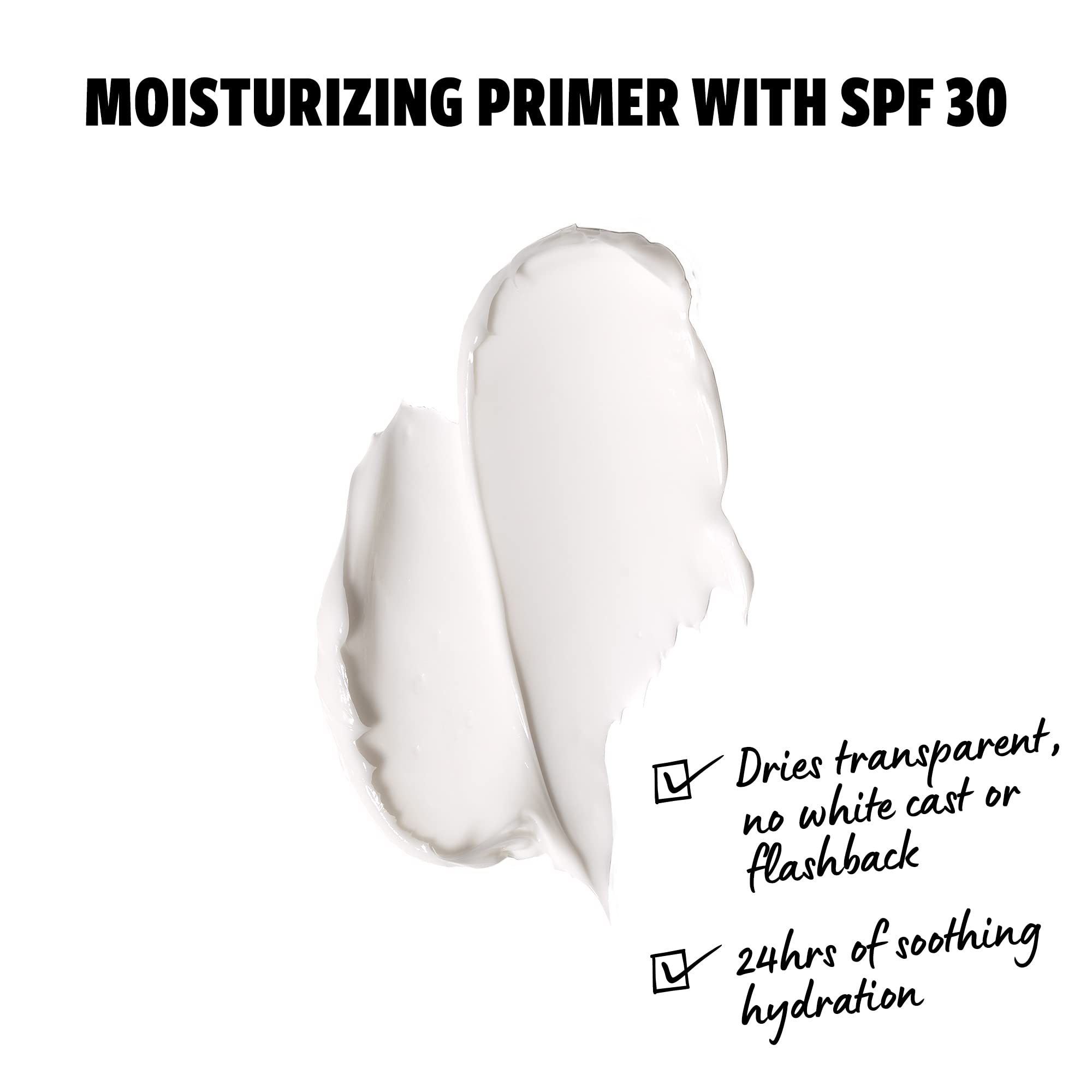 Aplicacion del NYX Bare With Me primer con dedo, acabado ligero y protector.