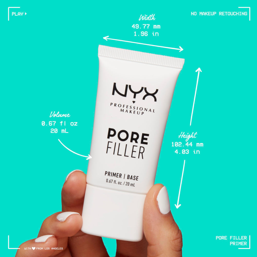 NYX Pore Filler presentación en botella facilita su uso diario.