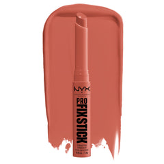NYX Pro Fix Corrector en barra verde para neutralizar rojeces en piel claro a medio.