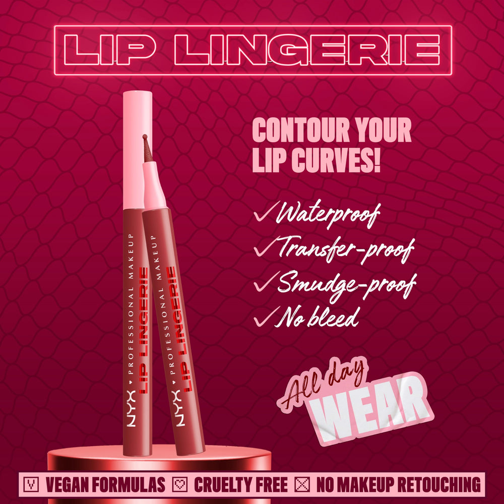 Lip Lingerie Sculpting Lip Liner Stain, aplicación en bola flexible para control