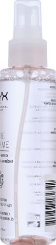 NYX PROFESSIONAL MAKEUP Bare With Me primer and setting spray in one step.