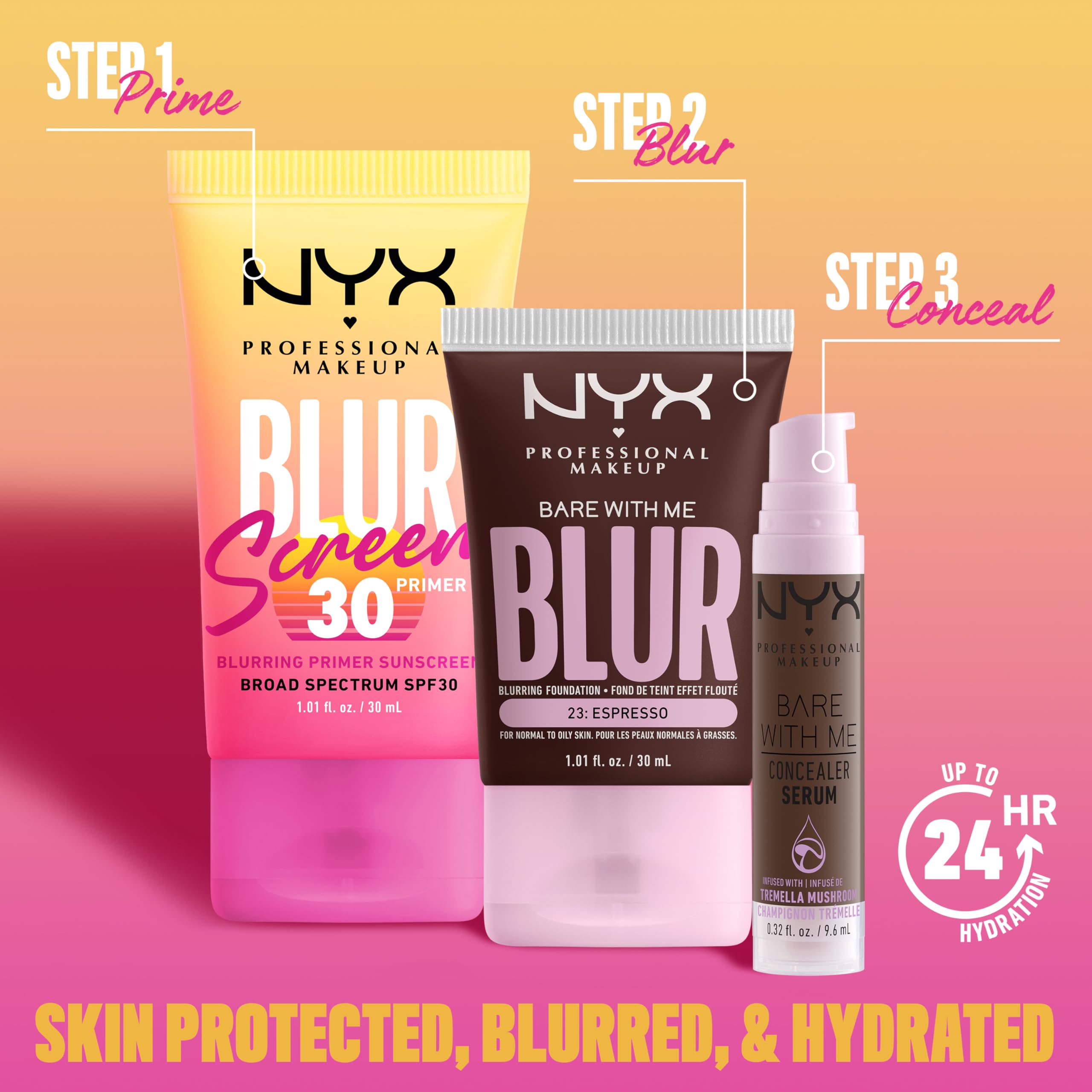 NYX PROFESSIONAL MAKEUP Blurscreen SPF30 primer mantiene el maquillaje en su lugar