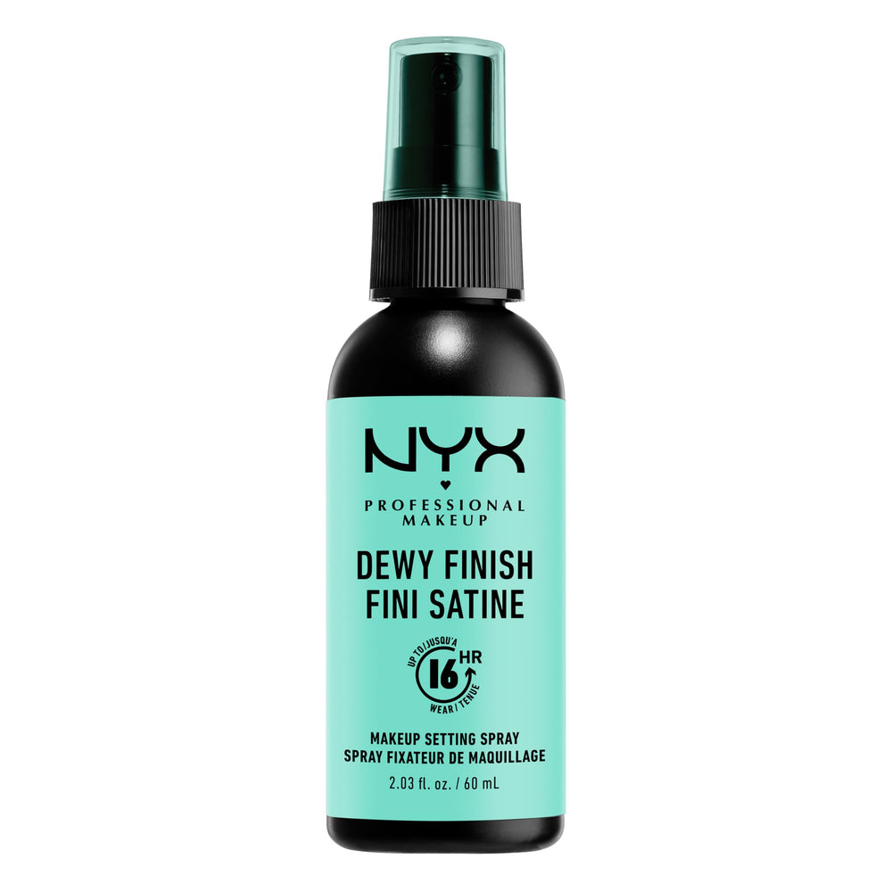 Fijador NYX Professional Makeup con acabado humedo para piel radiante