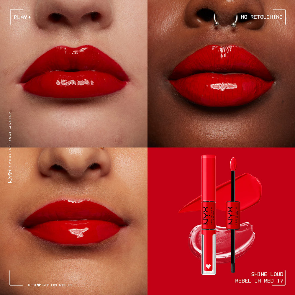 NYX PROFESSIONAL MAKEUP Shine Loud: textura cremosa para aplicación suave en labios