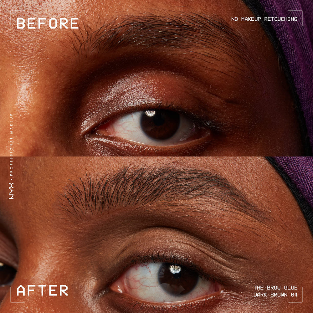 NYX The Brow Glue: fijación de hasta 16 horas para cualquier look.