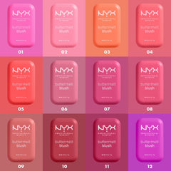 NYX Buttermelt Blush: acabado brillo suave para un toque de luminosidad