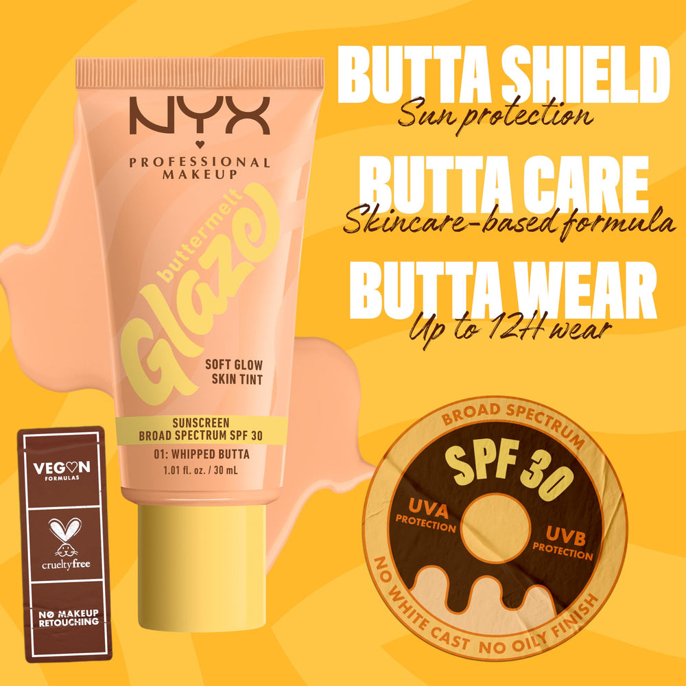 NYX Buttermelt Glaze: tacto hidratante y piel suave