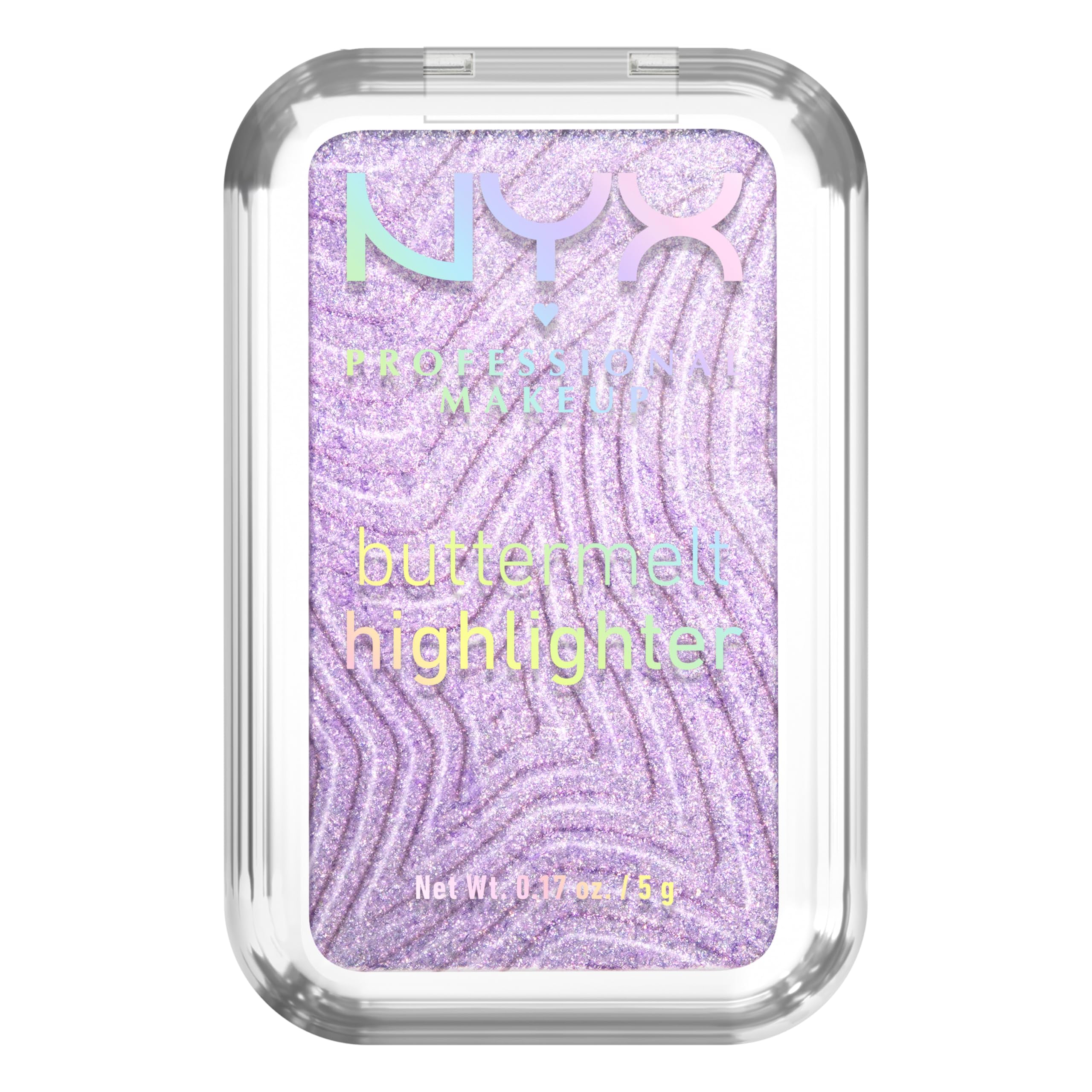 NYX Buttermelt Highlighter empaque frontal para uso diario.