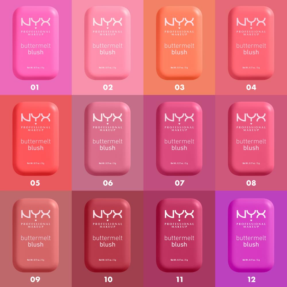 NYX PROFESSIONAL MAKEUP Buttermelt Blush acabado mate para look clásico