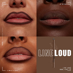 Delineador labial NYX con textura cremosa e hidratante