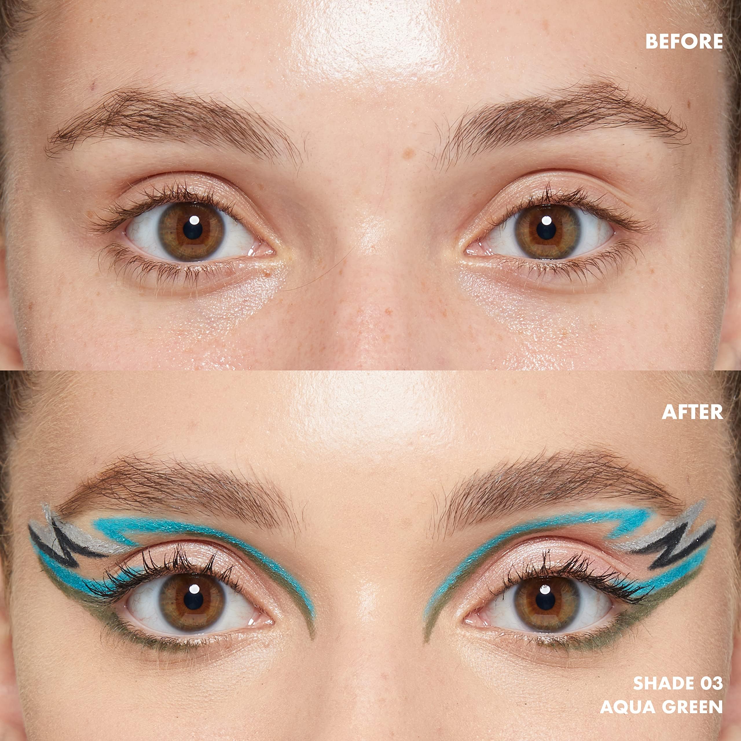 NYX Professional Makeup delineador mecanico Aqua Verde, sin afilar para mayor comodidad diaria.