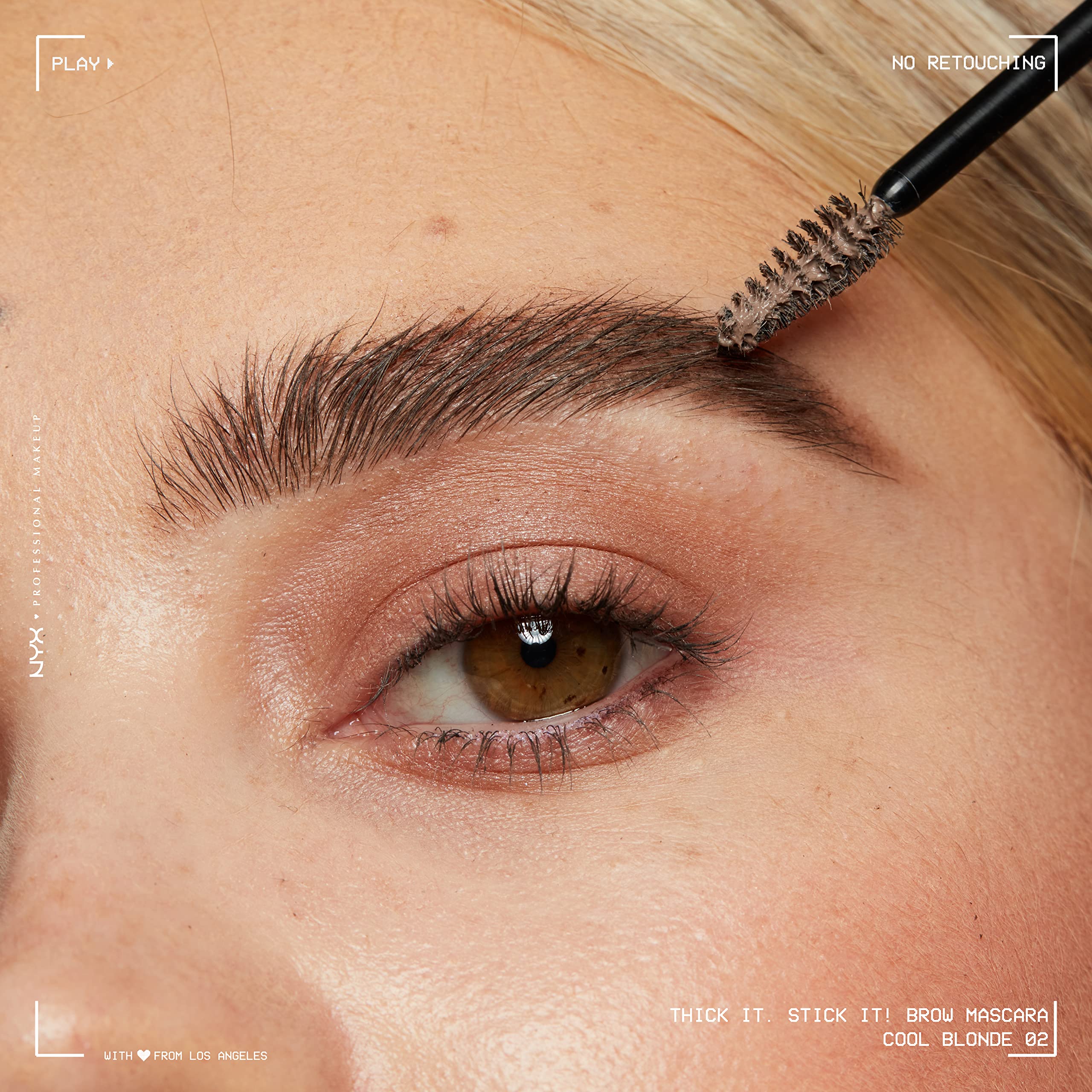 Fijación de 16 horas para cejas que se mantienen en su lugar.