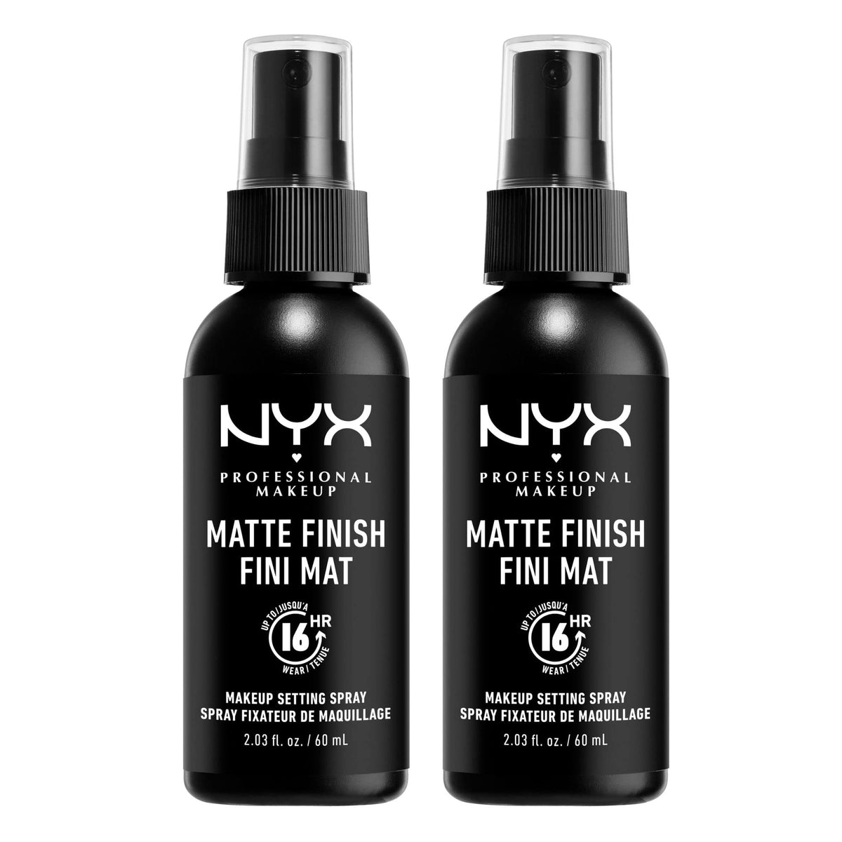 Fijador mate de NYX, botella, ayuda a fijar maquillaje durante todo el día
