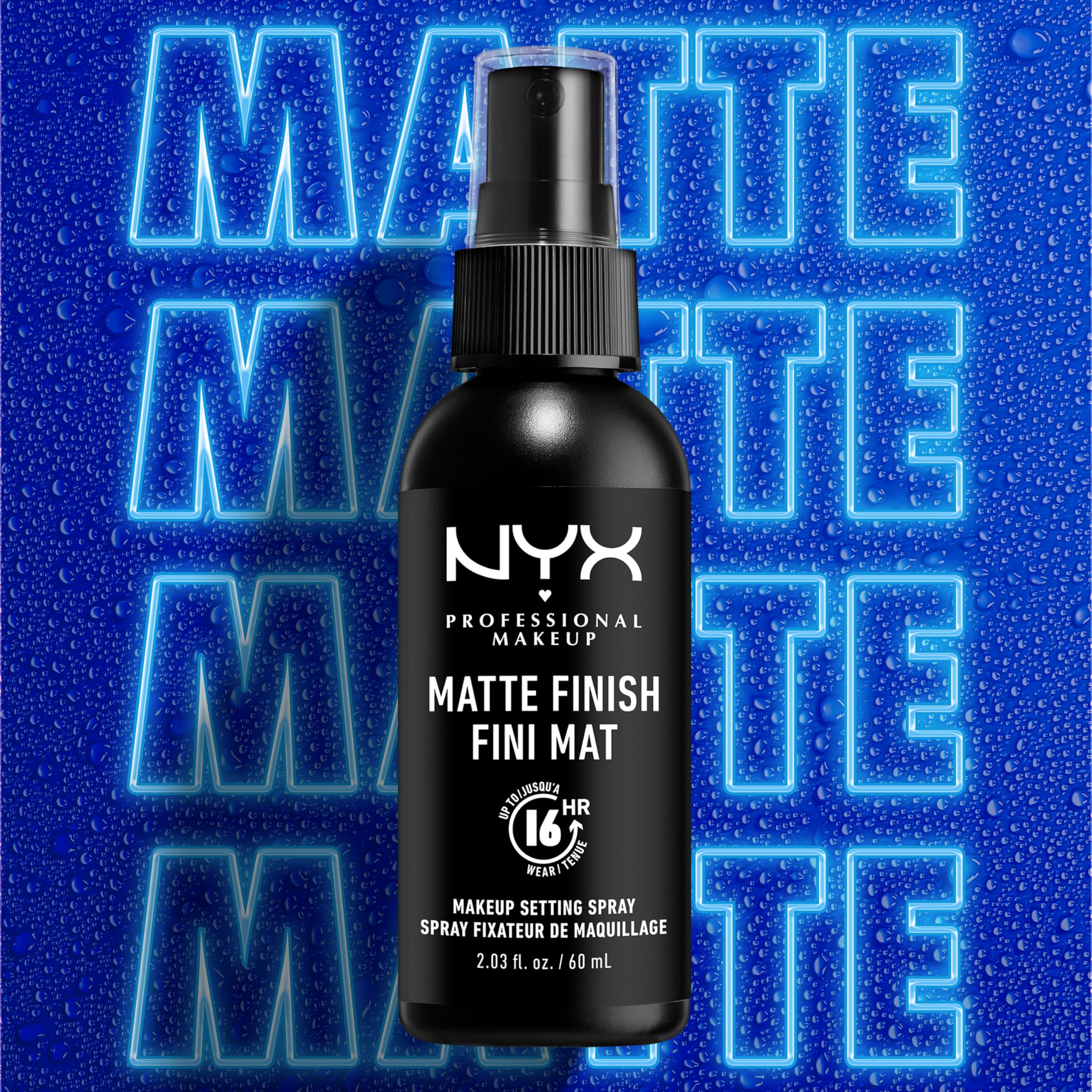 Fijador mate de NYX, duración de hasta 16 horas, retoques mínimos