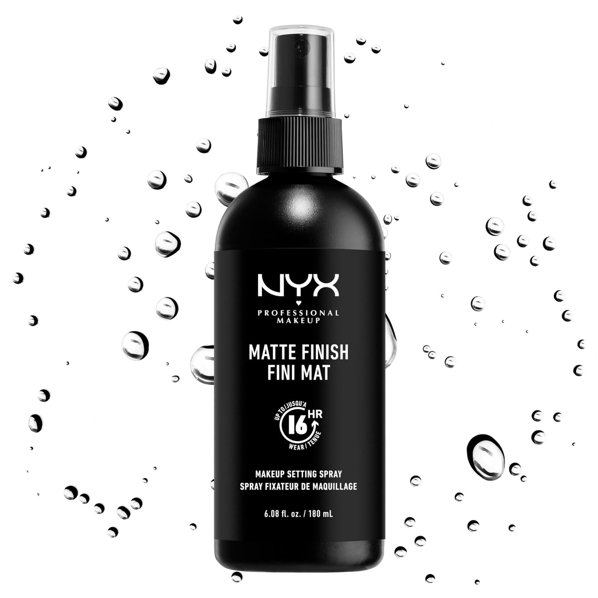 NYX Professional Makeup fijador mate jumbo, acabado duradero para piel sin brillo.