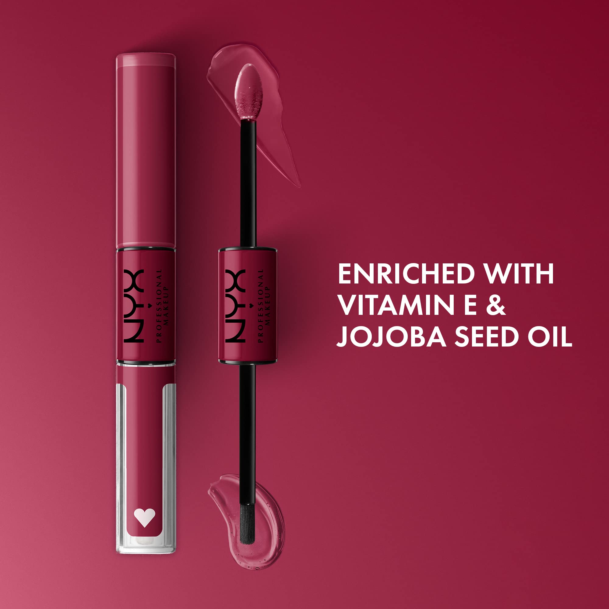 NYX PROFESSIONAL MAKEUP Shine Loud Goal Getter top coat: brillo reflector suave para labios.