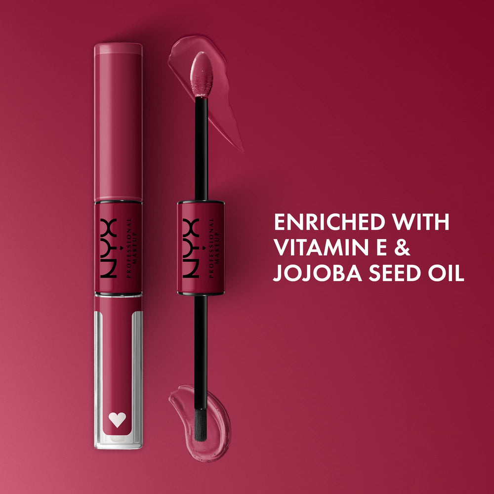 NYX PROFESSIONAL MAKEUP Shine Loud Goal Getter top coat: brillo reflector suave para labios.