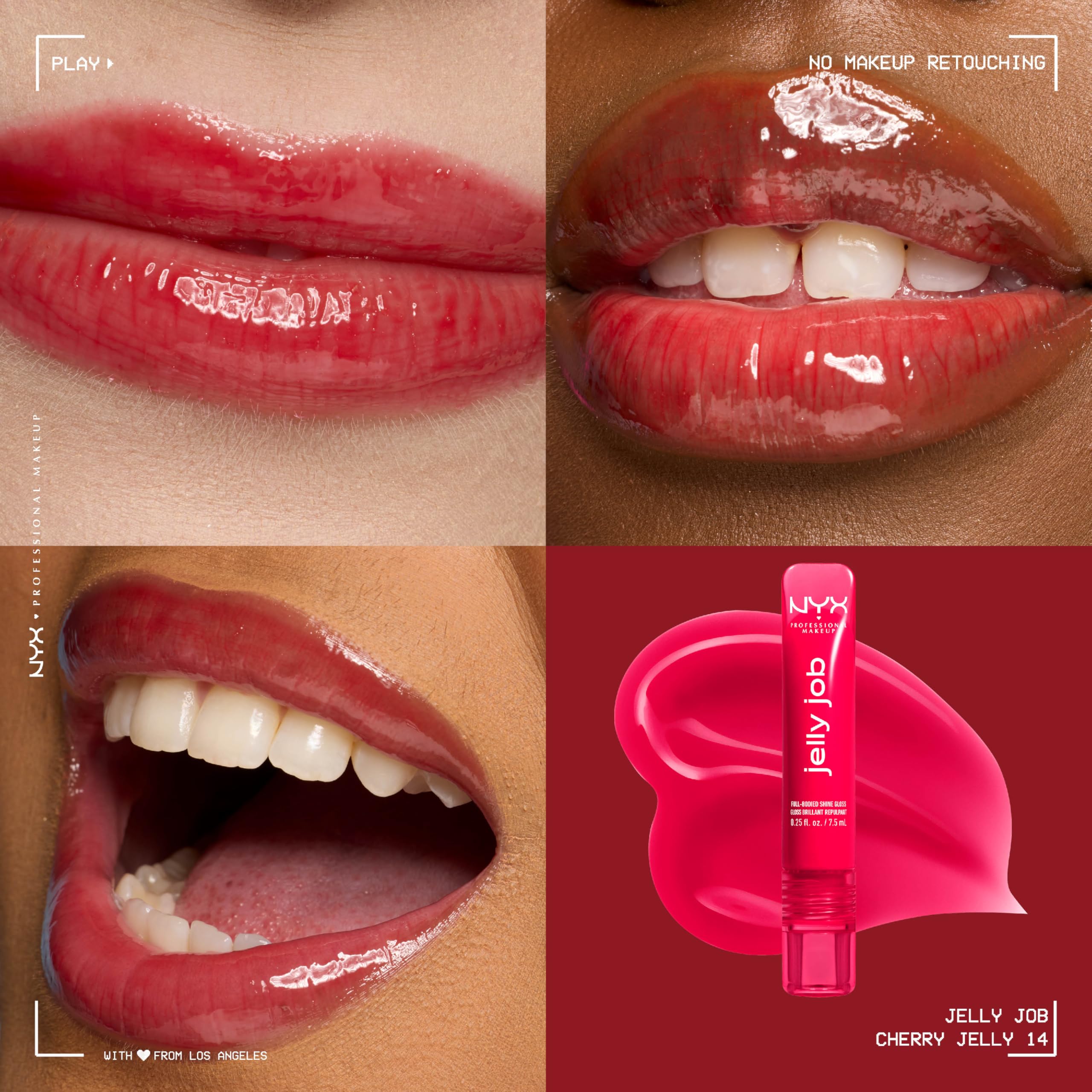NYX Jelly Job Aplicador suave facilita la aplicación precisa