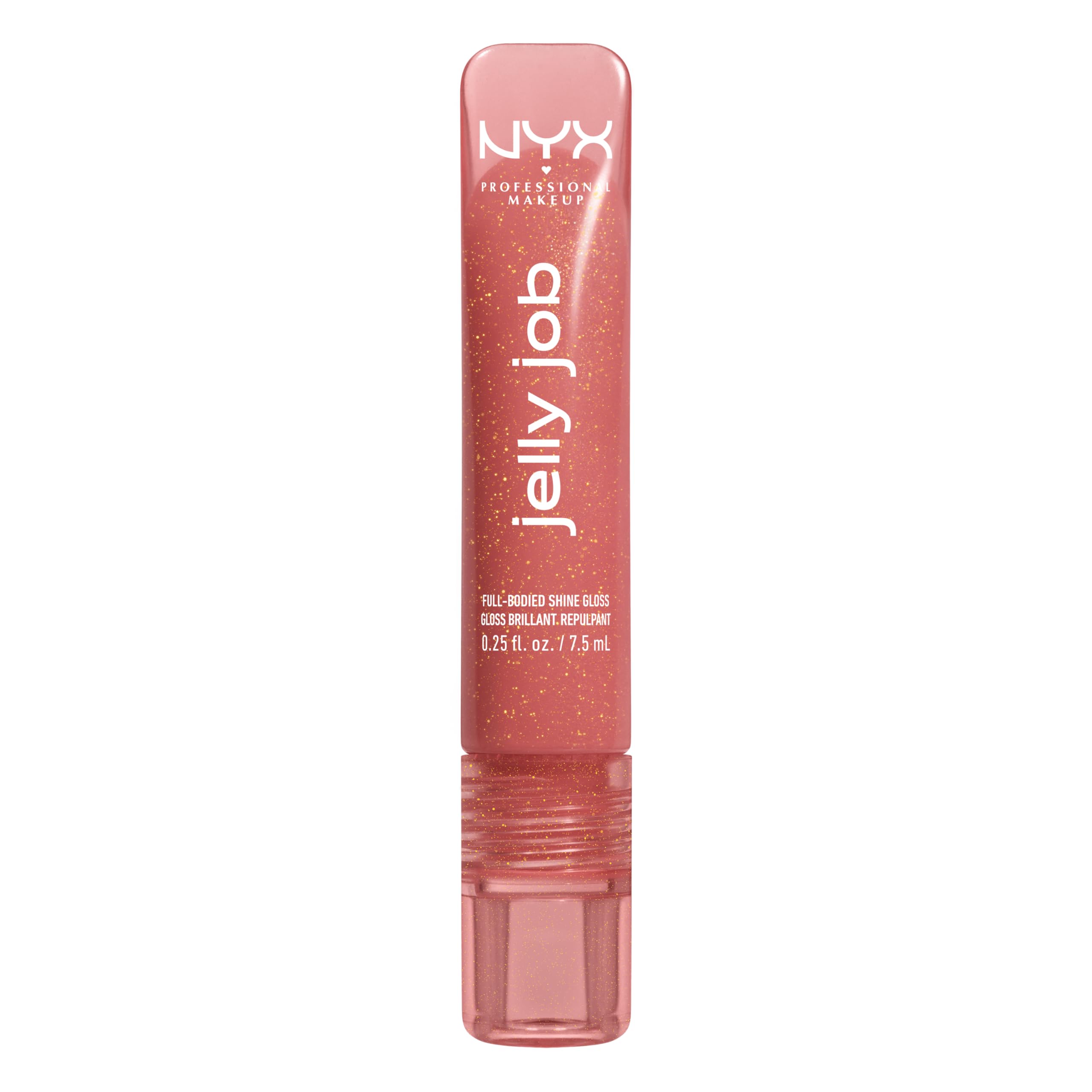 NYX Jelly Job Brillo satinada para labios con color.