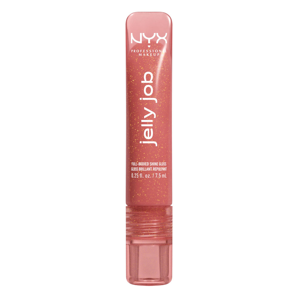 NYX Jelly Job Brillo satinada para labios con color.