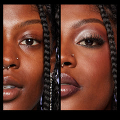 NYX Jumbo Lash close-up shows soft synthetic fibers for lightweight all-day comfort.