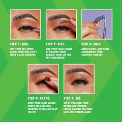 NYX Jumbo Lash stackable design allows reuse up to 15 times.