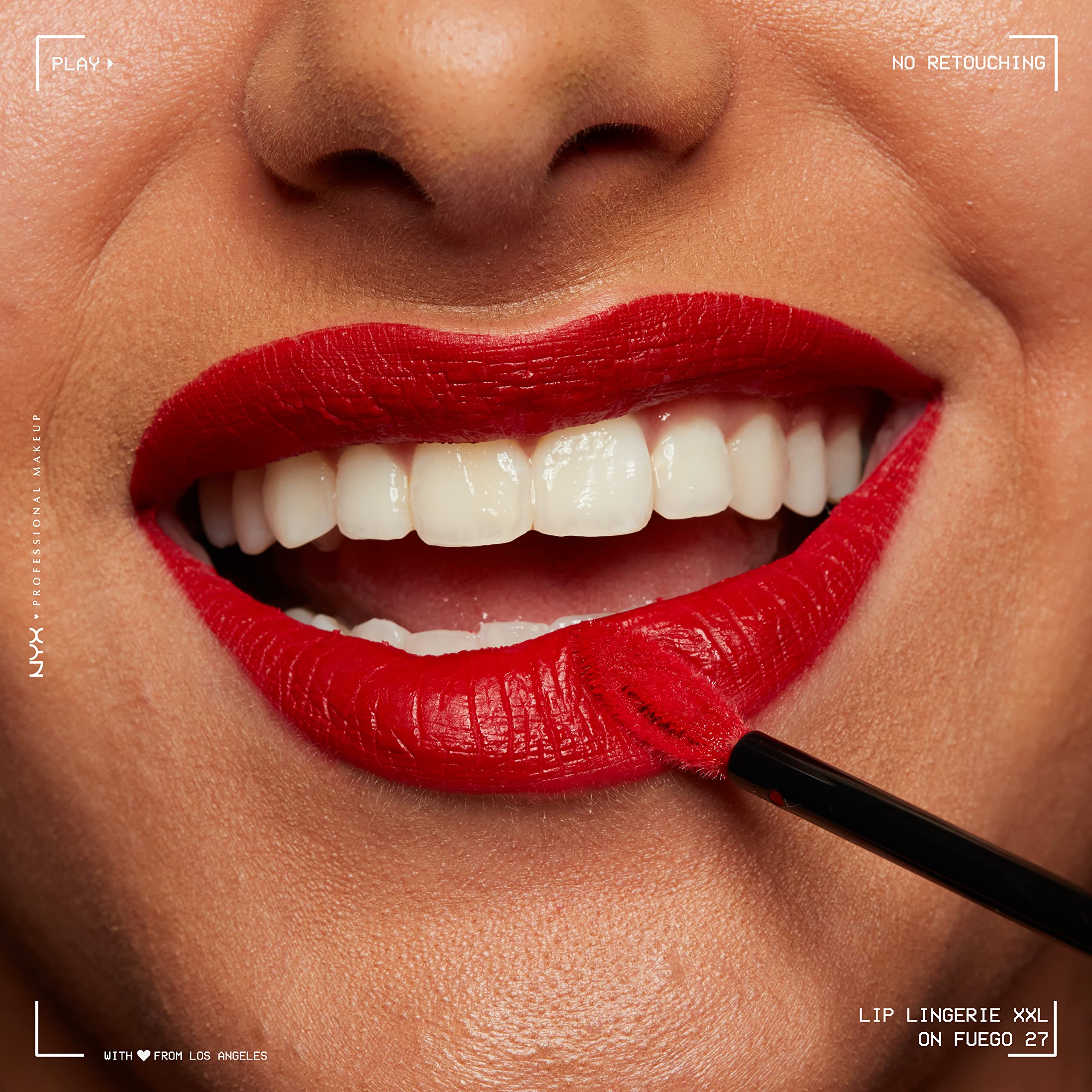 NYX PROFESSIONAL MAKEUP Labial líquido On Fuego, delineado y relleno para definición.