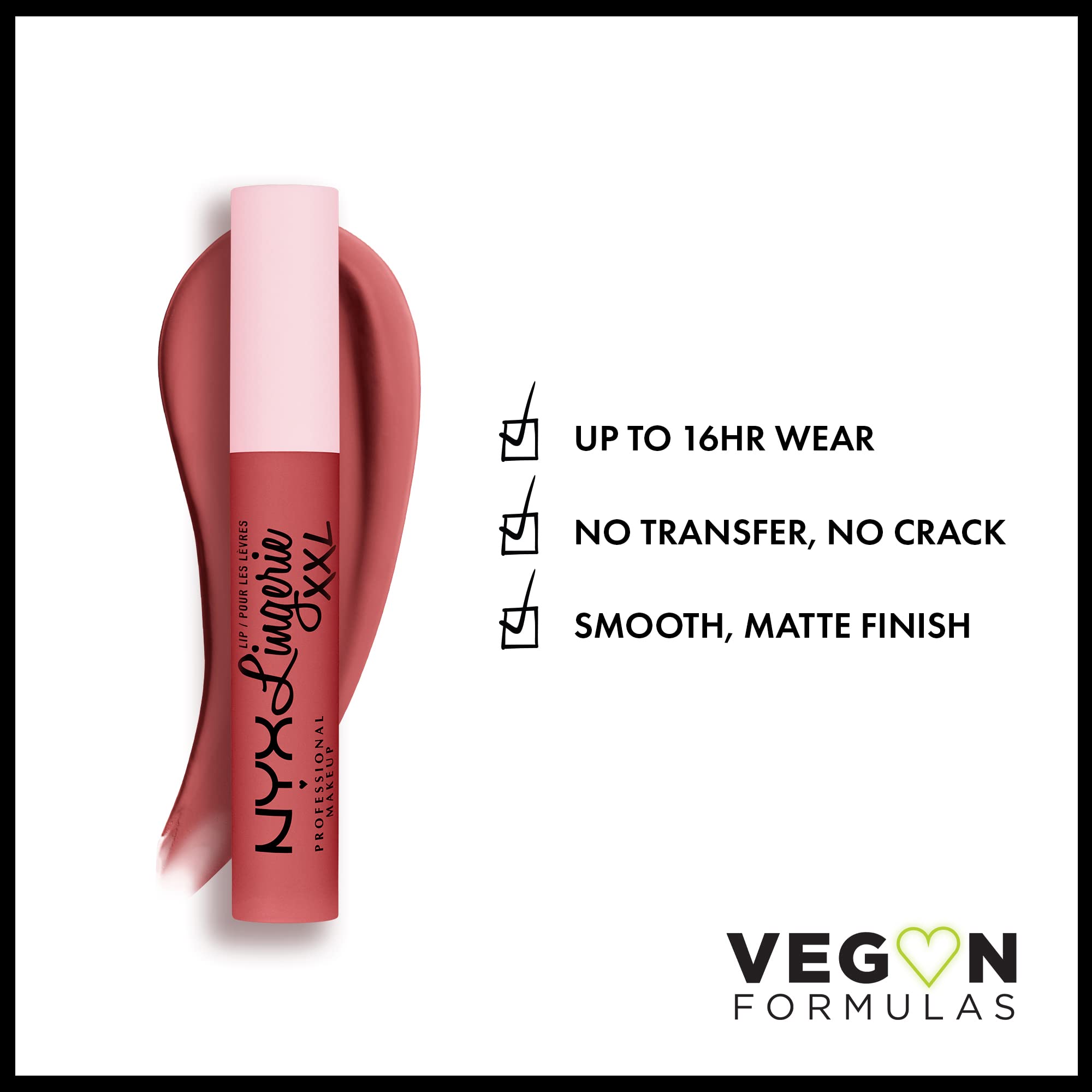 NYX Lip Lingerie XXL Matte textura sedosa para uso diario