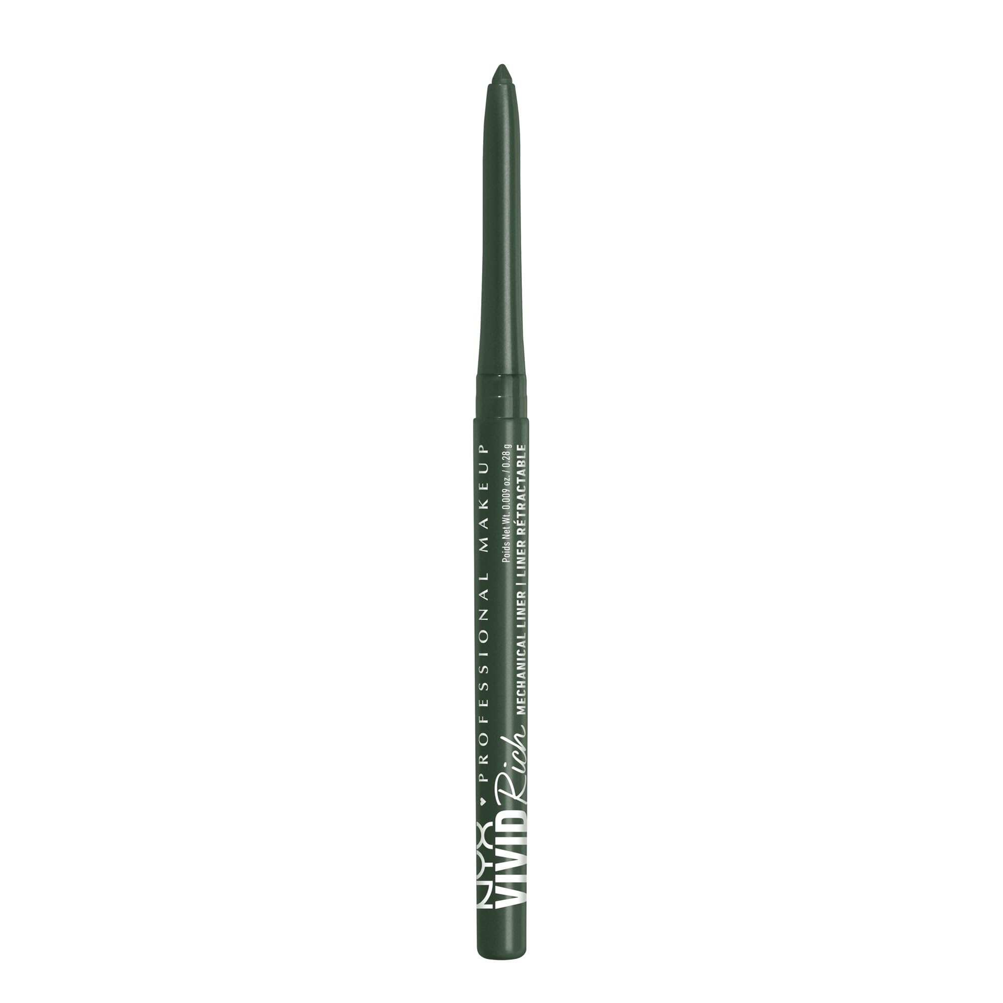 NYX Professional Makeup lapiz ojo mecanico Esmeralda Imperio para delineado preciso